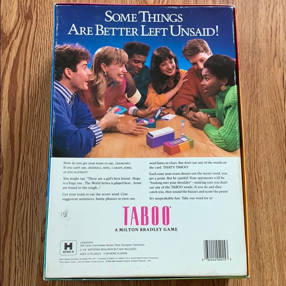 TABOO The Game of Unspeakable Fun (Collectible) - Picture 2 of 8